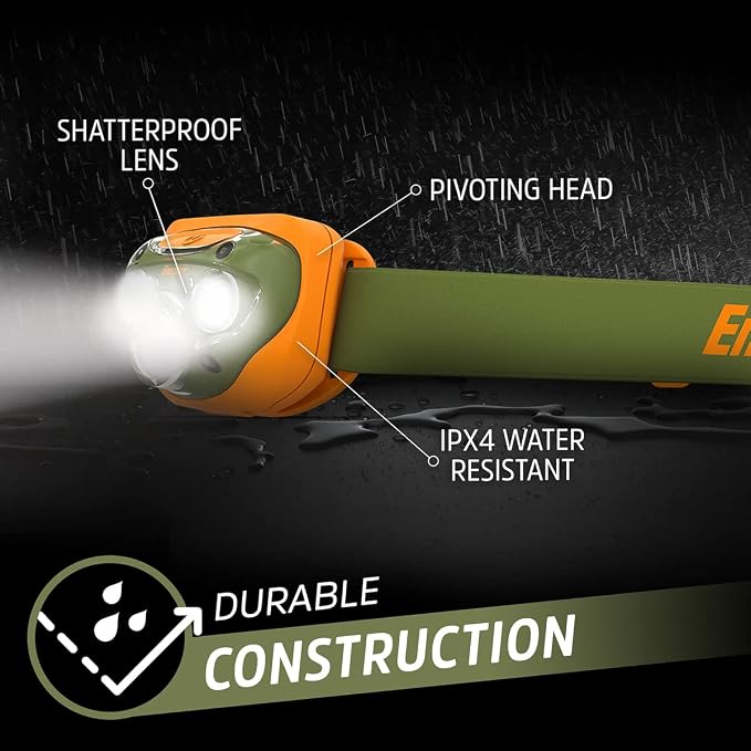 Energizer LED Headlamp PRO, IPX4 Water Resistant Headlamps, High-Performance - Image 5