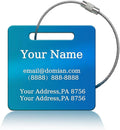 （2-Pack） Stainless Steel Custom Luggage Tags by Unknown