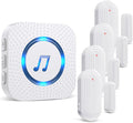 Sanjie Door Chime, Wireless Door Chimes When Door Opens Entry Alarm by SANJIEGuardSecurity