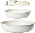 GiPP Non Stick Frying Pans Set Removable Handle, Oven Safe Nonstick Fry Pan by GiPP
