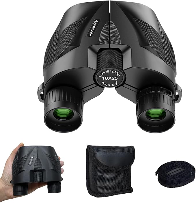 10x25 Binoculars for Adults & Kids, Compact HD Binoculars by Unknown