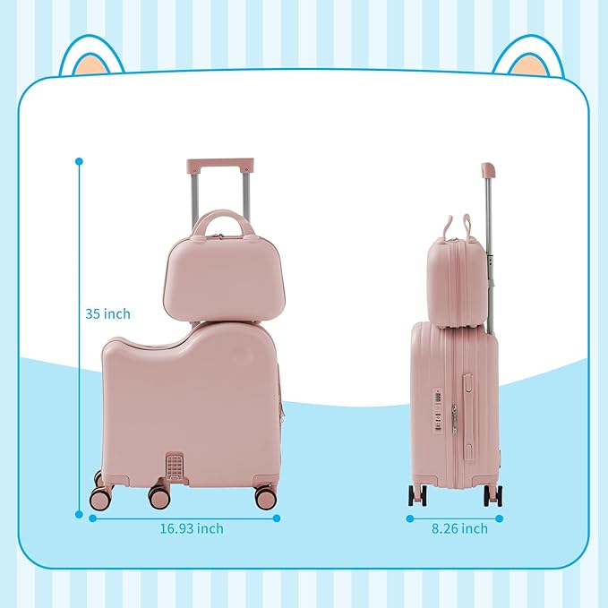 TABU Ride-on Luggage with Handbag - Image 2