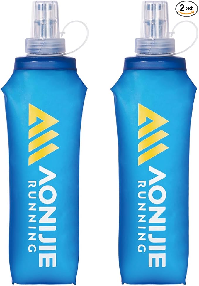 TRIWONDER Soft Flask Collapsible Water Bottles Running Bottle BPA-Free Foldable by TRIWONDER