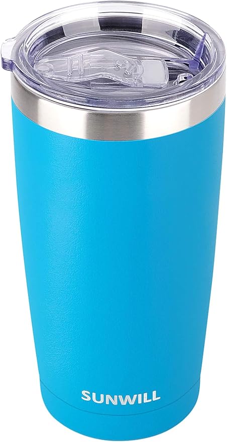 SUNWILL Travel Coffee Tumbler 20 oz, Insulated Mug by SUNWILL