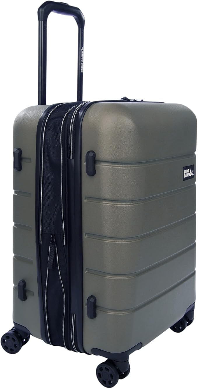 Eddie Bauer Glacier Carry-On 22" Luggage | Hardside | Spinner Wheels | - Image 6