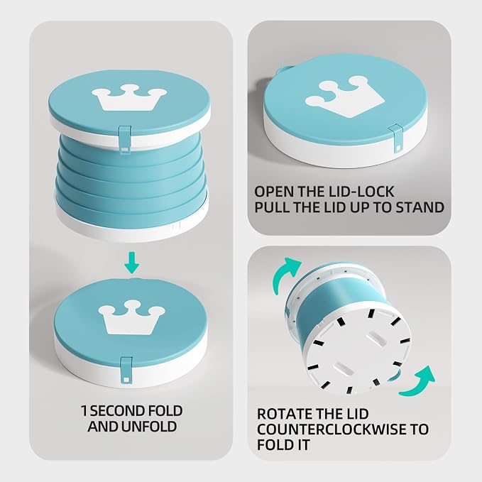 Travel Potty Seat Fold-and-Go Portable Training Toilet - Image 4