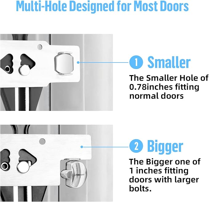 Upgraded Portable Door Lock & Door Stop Alarm, TOWODE Dual Protection Security - Image 6