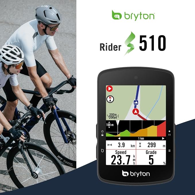 Bryton Rider S510 Sensor Bundle 2.8 Inch Color LCD Touchscreen GPS Bike/Cycling - Image 6