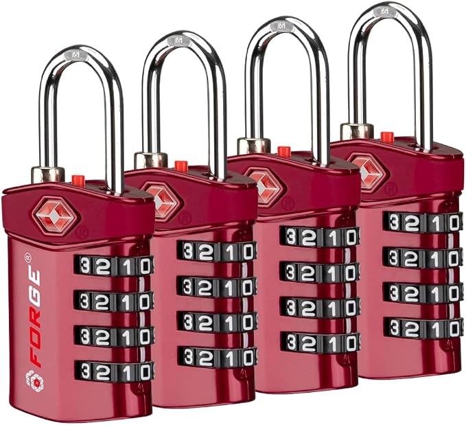 Forge Travel Lock, TSA Approved Luggage Locks by Forge
