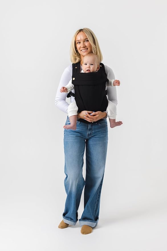 Mabē Monarch Ergonomic Baby Carrier – Premium Cotton Soft Structured Newborn to - Image 9