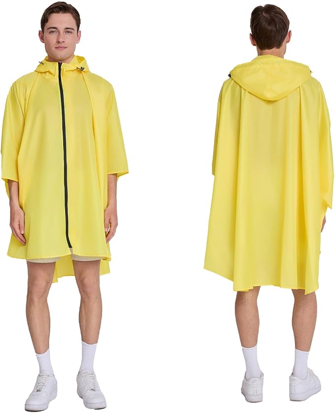 Cloak raincoat Unisex poncho Adult hooded men and women - Image 2