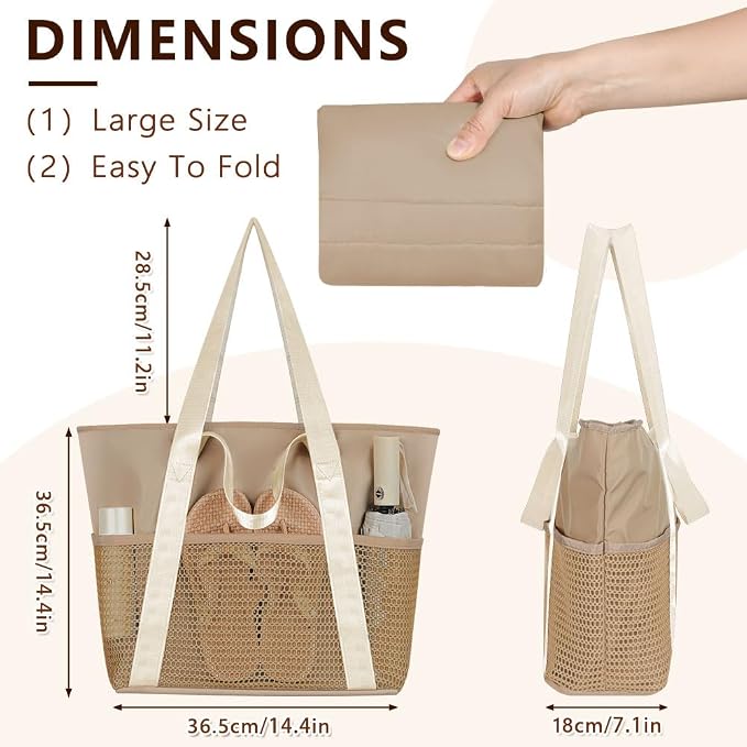 Waterproof Sandproof Beach Bag - Image 3