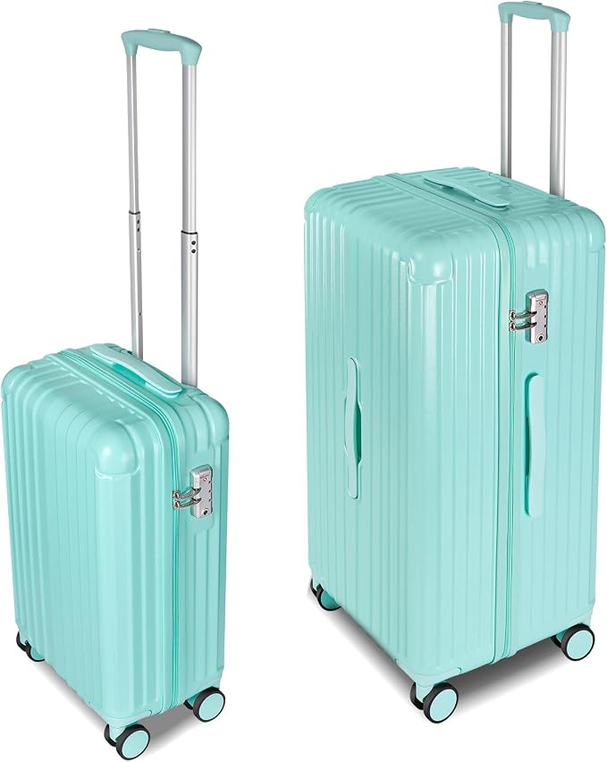 Carry-on 20 Inch and 28 Inch Square Thickened ABS+PC Hard Shell luggage by WireHot