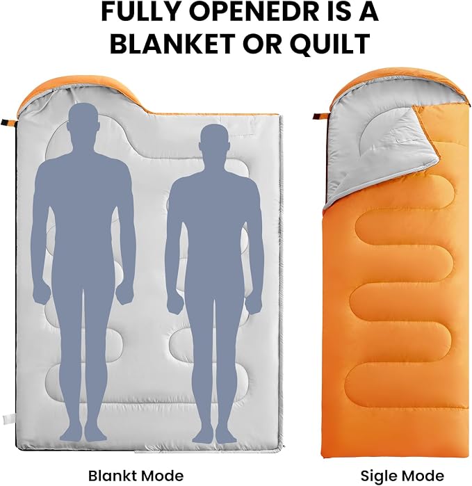 FARLAND Sleeping Bags 30℉ for Adults Teens Kids - Image 3