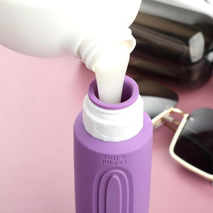 Travel Bottles for Toiletries, Large 6oz Oversize Containers, BPA Free Leak - Image 3