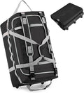 Foldable Rolling Duffle Bag by XFGSYXS