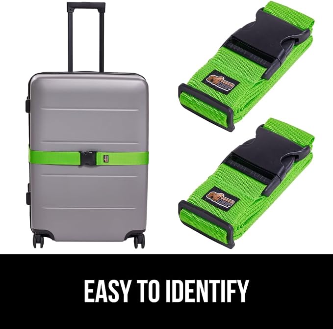 GORILLA GRIP Heavy Duty Adjustable Luggage Straps - Image 4