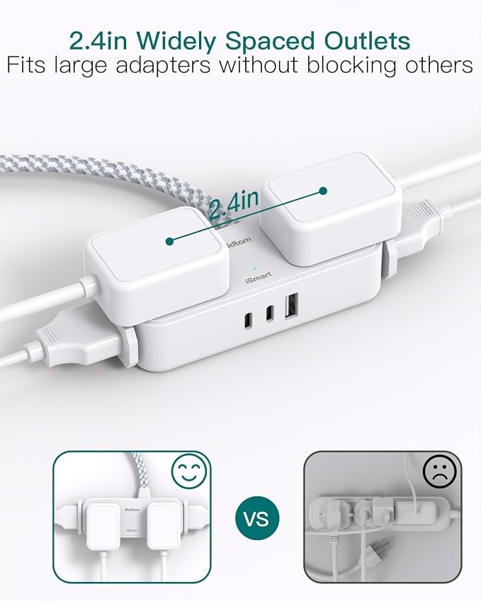 Travel Essentials, 6 Ft Power Strip - Image 7