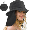 Water-Resistant Sun UPF 50+ Bucket Hat Protection Packable Brimmed Boonie by SHINCHIC