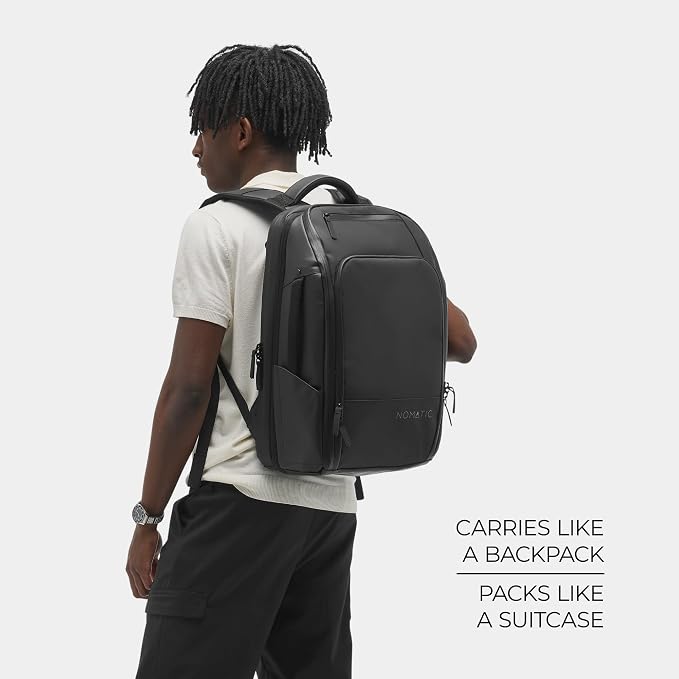 NOMATIC Travel Pack - 20L Water Resistant Laptop Bag - TSA-Ready Expandable - Image 8