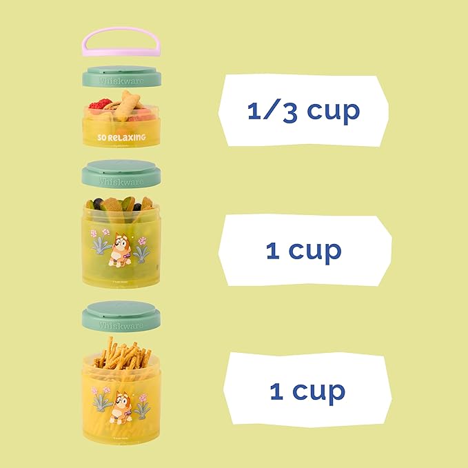 Whiskware Bluey Stackable Snack Containers - Image 4