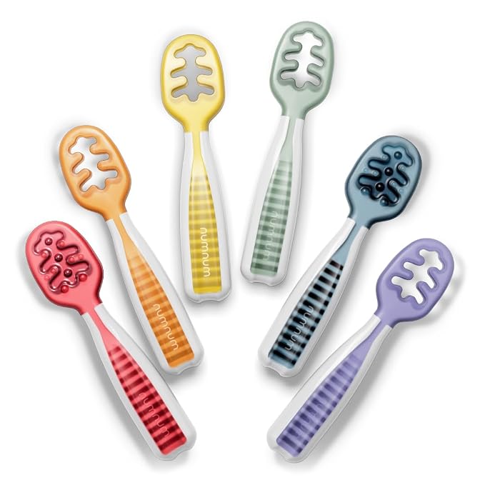 NumNum Baby Spoons Set, Baby Essentials Pre-Spoon GOOtensils by NumNum