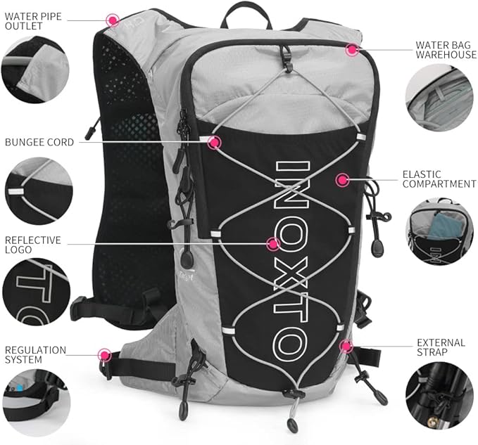 INOXTO Hydration Pack Backpack ，Water Backpack - Image 2
