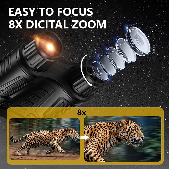 Night Vision Binoculars for Adults, 4K HD Night Vision Goggles - Image 6