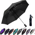 LLanxiry Compact Travel Umbrella, Mini Windproof Umbrellas by LLanxiry