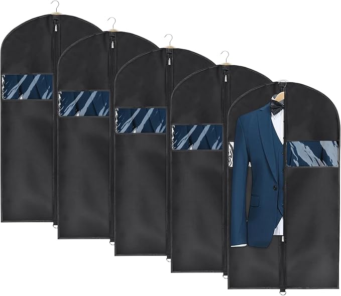 Univivi Garment Bag Suit Bag for Storage and Travel 43 inch, Washable Suit by Univivi