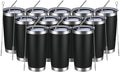 MEWAY 20oz Tumbler 12 Pack Double Wall Vacuum Insulated Travel Mug Bulk by MEWAY
