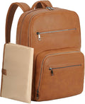 VASCHY Diaper Bag Backpack for Mum Dad, Unisex Large Waterproof Vegan Leather by Vaschy