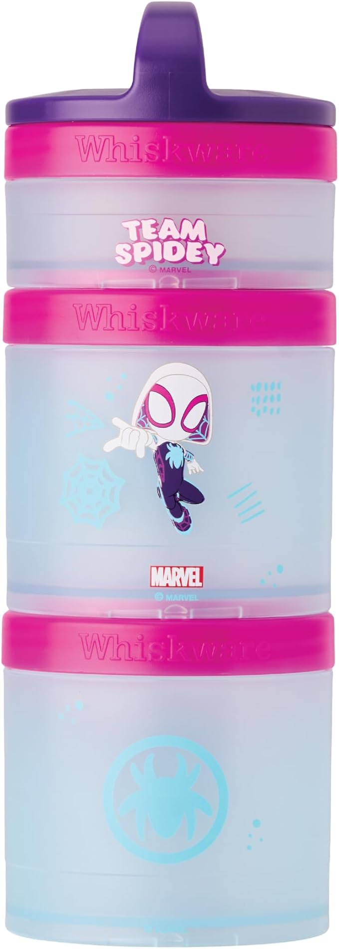 Whiskware Spider-Man Team Spidey Stackable Snack Containers by Whiskware
