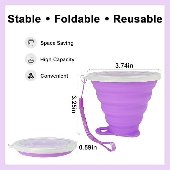 Guyuyii 2 Pcs Collapsible Cup - Image 2