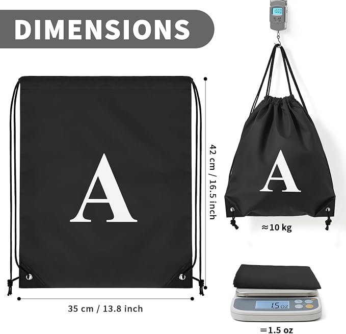 ZOMFELT 6Pcs Drawstring Backpack Drawstring Gym Bags, Foldable Draw String - Image 5