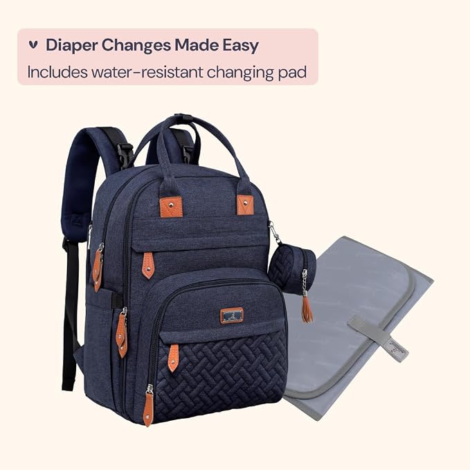 BabbleRoo Diaper Bag Backpack - Image 7