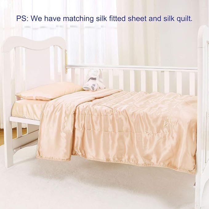 Natural Mulberry Silk Toddler Pillowcase - Image 2