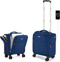 16 Inch Underseat Carry On Luggage by HanTrip