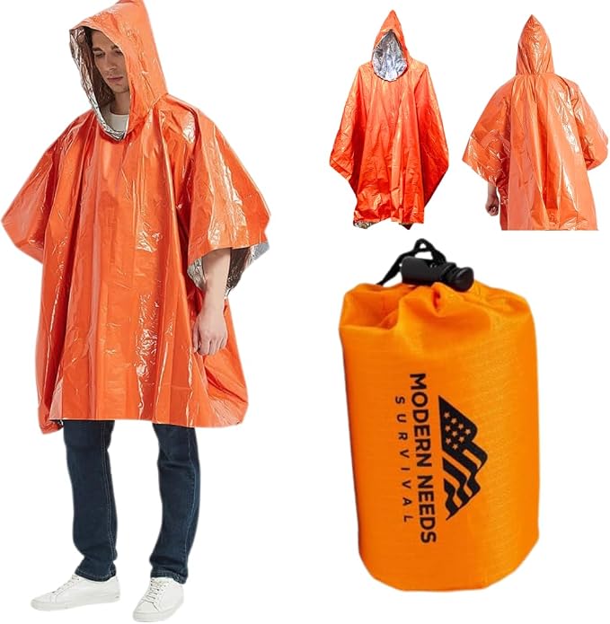 Emergency Survival Jacket – Disposable Rain Ponchos by MODERNNEEDS