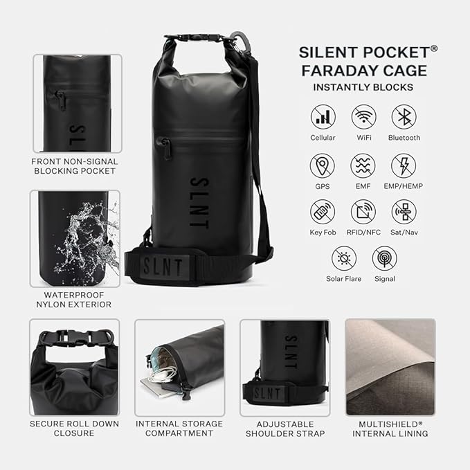 SLNT Waterproof Faraday Dry Bag - Image 2