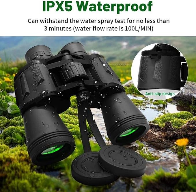 Binoculars for Adults 20x50 High Power Low Light Waterproof HD Compact - Image 2