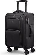 LOVEVOOK Carry On Luggage 22x14x9 Airline Approved, 22 Inch Softside Suitcases by LOVEVOOK