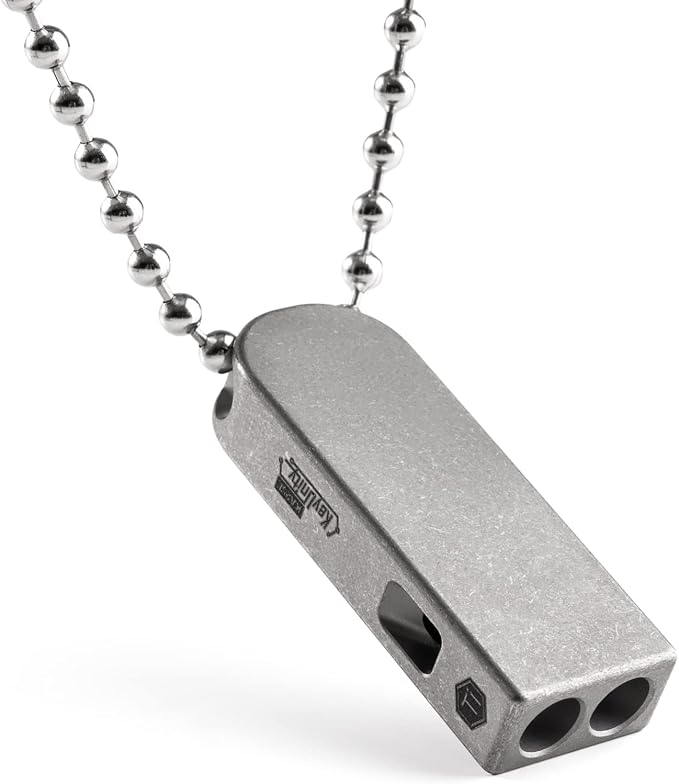 KeyUnity Titanium Emergency Whistle by KeyUnity