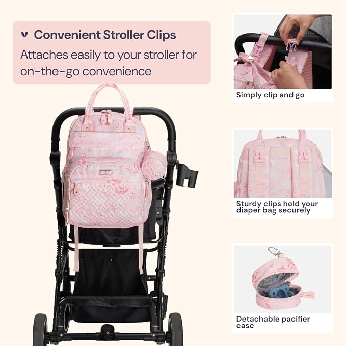 BabbleRoo Diaper Bag Backpack - Image 6