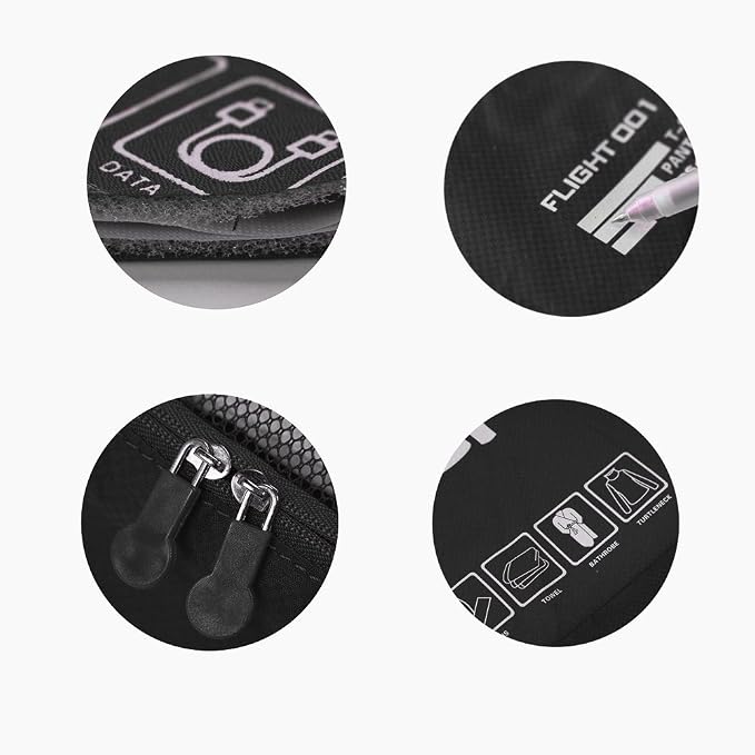 Packing Cubes Set Travel Luggage Organizers Suitcase Lightweight Accessories - Image 5