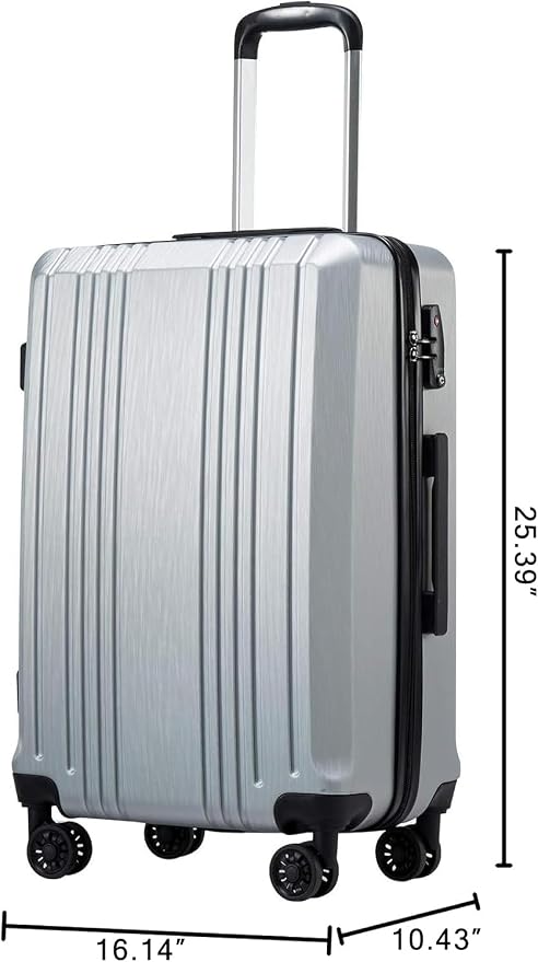 Coolife Luggage Suitcase PC+ABS - Image 8