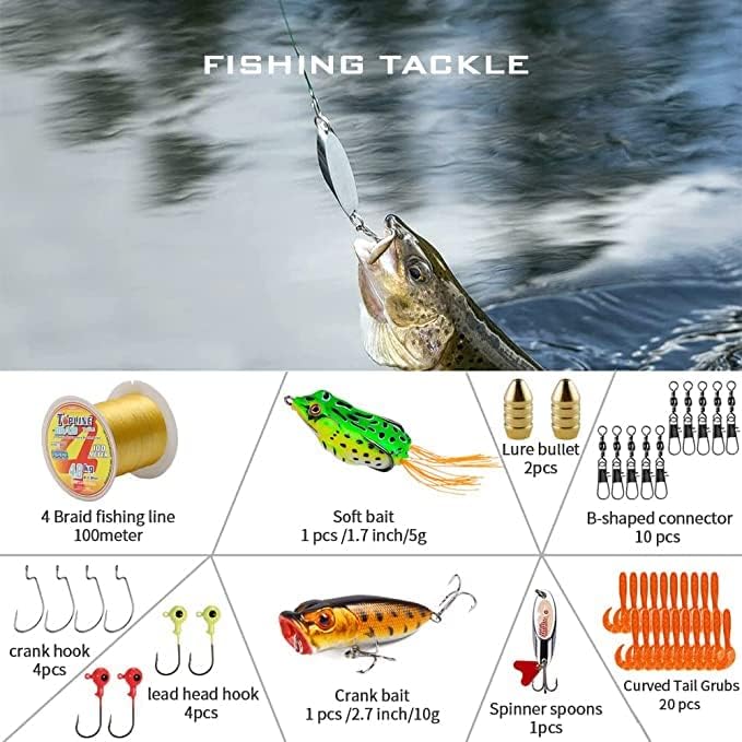 Collapsible Fishing Rod and Reel Combo, BalanZze Telescopic Fishing Rod - Image 3
