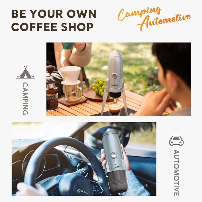 3 in 1 Portable Espresso Machine On the Go, Self-Heating Electric Espresso Maker - Image 8