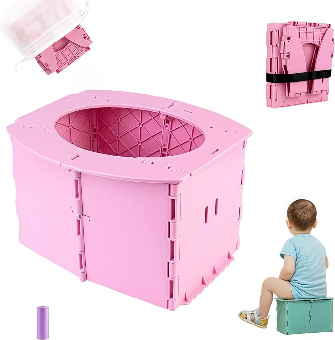Travel Potty, Portable Potty Seat Foldable Travel Training Toilet Seat by Unknown