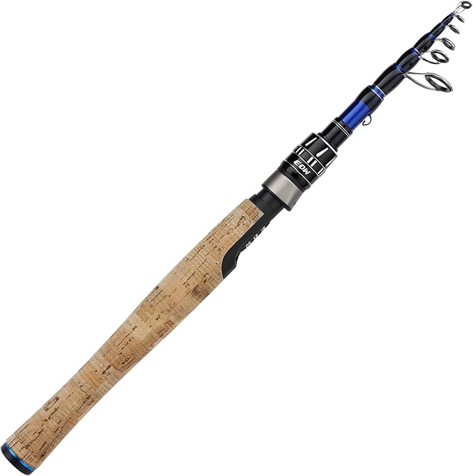 EOW XPEDITE PRO Portable Telescopic Casting and Spinning Fishing Rods, 24T by HOME